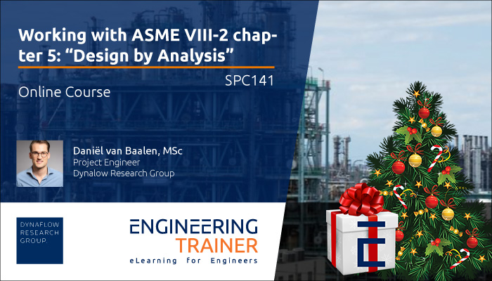 EngineeringTrnr's tweet photo. Christmas Countdown - 6 days left

Receive 20% off almost all courses until Christmas!

Use code "christmas2020"

For example, take a look at our 'Working with ASME VIII-2 chapter 5: “Design by Analysis”' course!
https://t.co/Kle76GQUZj

#engineering #engineeringtrainer https://t.co/vCE4qQgljg