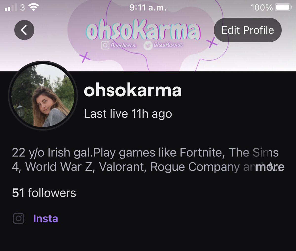 ohsoKarma's tweet photo. WE DID IT! 
we hit 50 followers!! 
now just to get the average viewers, I’m so happy!
https://t.co/Fbf37KdH0C
THANK YOU to everyone that has tuned in and/or followed so far ❤️❤️ https://t.co/ISiAvVmXmz