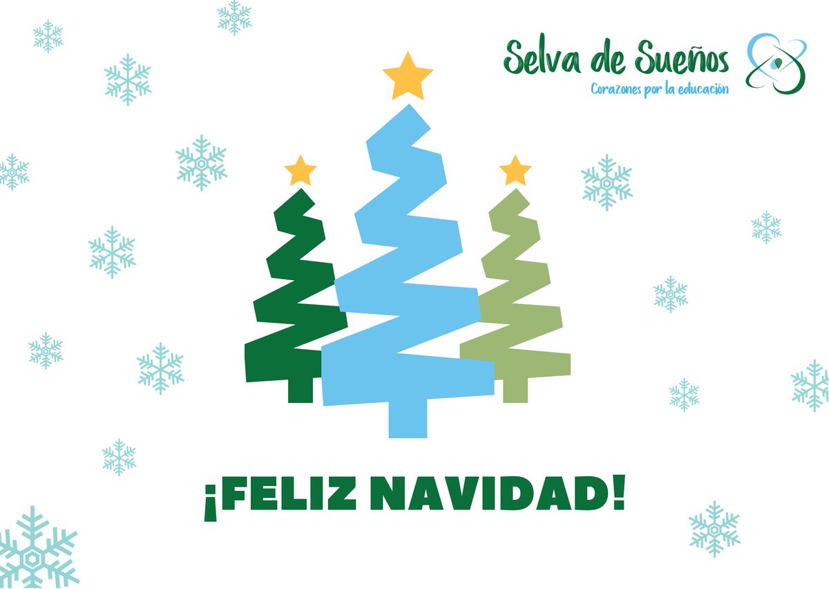 Desde selva de Sueños os deseamos, en este año tan especial, una Feliz Navidad 🎄🎁

💚💙🌱