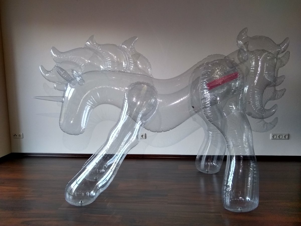 HorseplayToys's tweet photo. ♂️♀️ #unicorns by @DisgustingBird. They are avaibale in the printed "Night Fire"-look, in matte #black or #shiny black. (the see-through version is only to show off the SPH, which can be inflated separately).

https://t.co/85dGgiax9Y

https://t.co/Pb2nvhFCzg

#kinky #inflatables https://t.co/5I1sSY0kOL