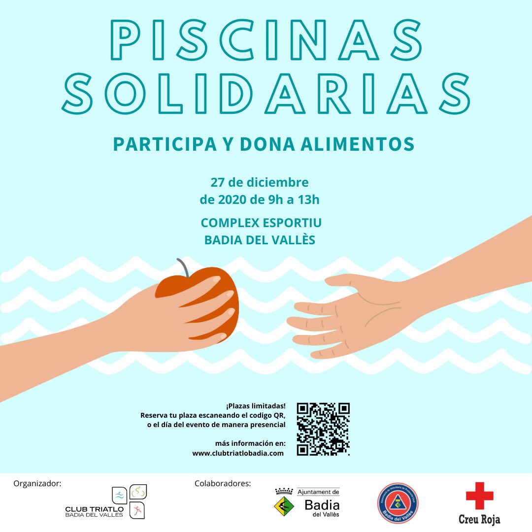 Nos hace especial ilusión informaros que pese a las adversidades por la COVID19, un año más vamos a poder realizar las PISCINAS SOLIDARIAS

Más información e inscripciones en: bit.ly/2WvGxec 

¡Te esperamos!
