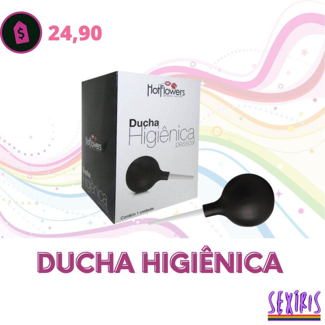 Sexiris1's tweet photo. Ducha Íntima Pessoal Hot Flowers:

O item possui bico aplicador com alcance de 8cm e é recomendado para uso pessoal, podendo ser utilizada na higiene íntima (Anal/Vaginal), sendo um item versátil, podendo ser carregado para qualquer lugar.

Vamos abandonar o chuveirinho? https://t.co/NQbFvJTG5V