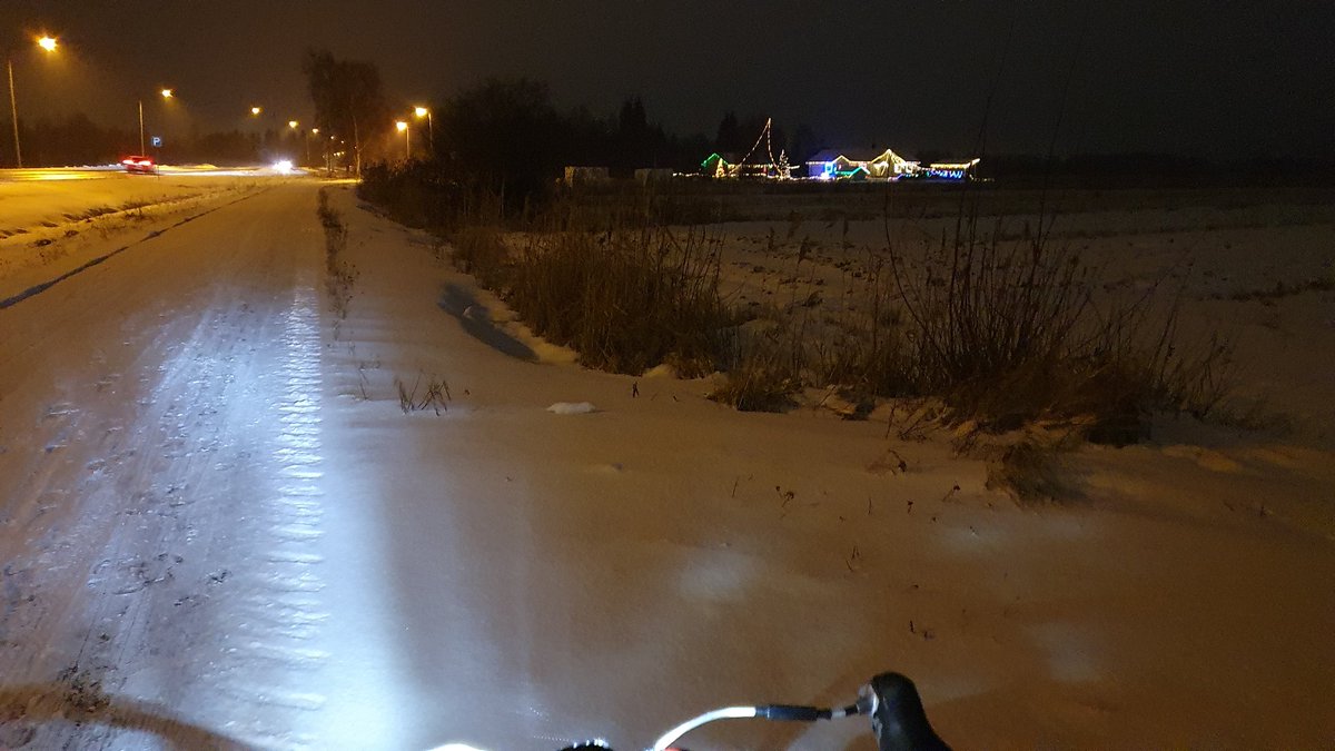 Kangastus? Vasta tunti ajettu ja jo nyt. #talvipäivänseisaus