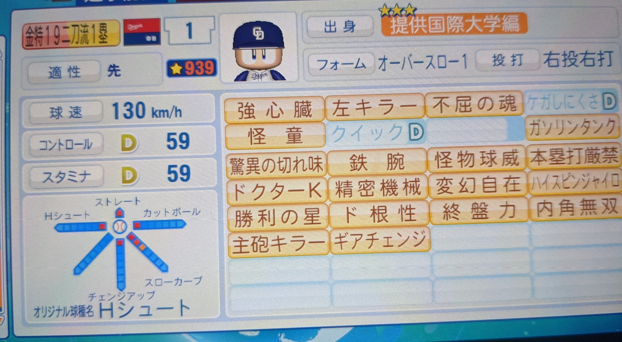半ケツ太郎 パワプロサクセス投手継承用で試合用に野手能力をメインに作成したキャラクターです よろしければお使いください 守備は１塁ｄになっています オリ変はゴミ 友情タッグ 総合 発生注意です パワナンバー パワプロ