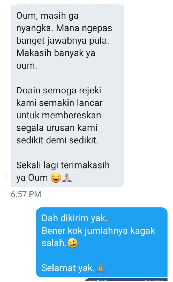Chaidir38's tweet photo. Selamat malem.
Jangan kagak pernah percaya kepada Tuhan Yang Maha Memberi Rejeki.

Si oum sekadar dipake Tuhan untuk menyampaikan rejeki kamunya.

Bahwa kita semua adalah perpanjangan tangan Tuhan dalam kebaikan.

Tetaplah di jalan kebaikan.

Lop yu ol. 🙏
. https://t.co/LUfFthsTXi