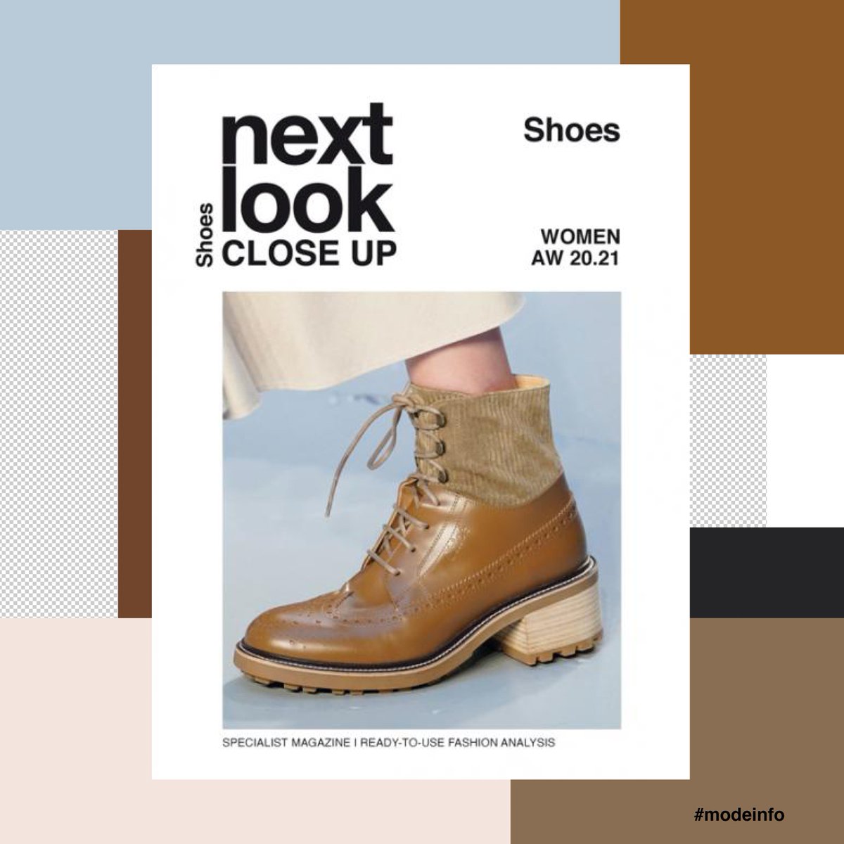 modeinfocom's tweet photo. Next Look Close Up Women Shoes no. 08 A/W 2020/2021
next look CLOSE UP combines the results of demanding and profound analysis of the most important shows worldwide with detailed views on the highlights - just CLOSE UP and TREND both!
https://t.co/5mvYylvRWn
#fashionweek https://t.co/Vv258mvTcS