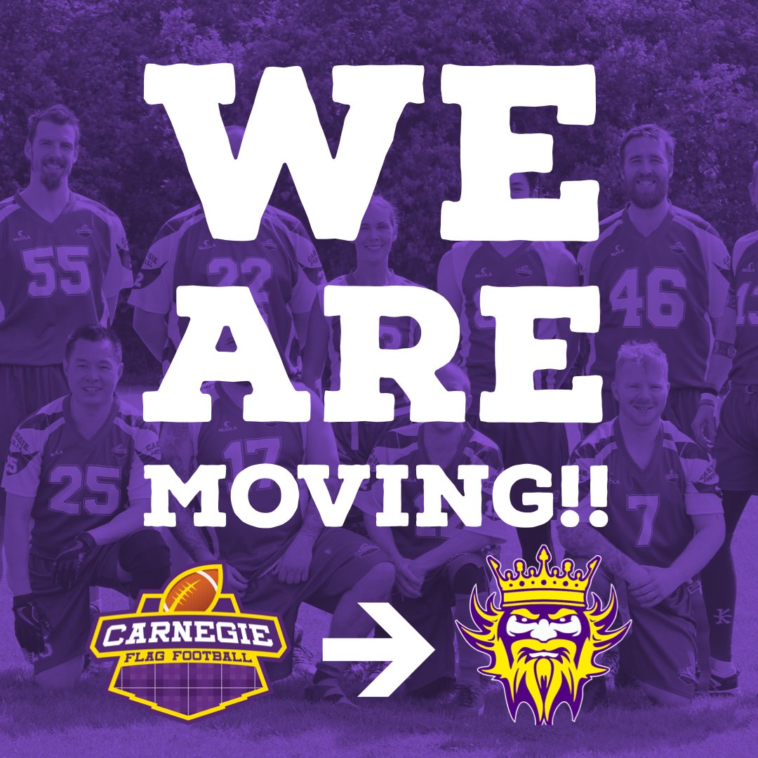 WE ARE MOVING... Due to our recent change at our club will be moving all of the Carnegie Flag social accounts into 1 which will be <a href="/DKingsAFT/">Dunfermline Kings American Football Club</a> on Twitter.

We want to invite you to follow our new page for all new information on our club including training, news and announcements🏈