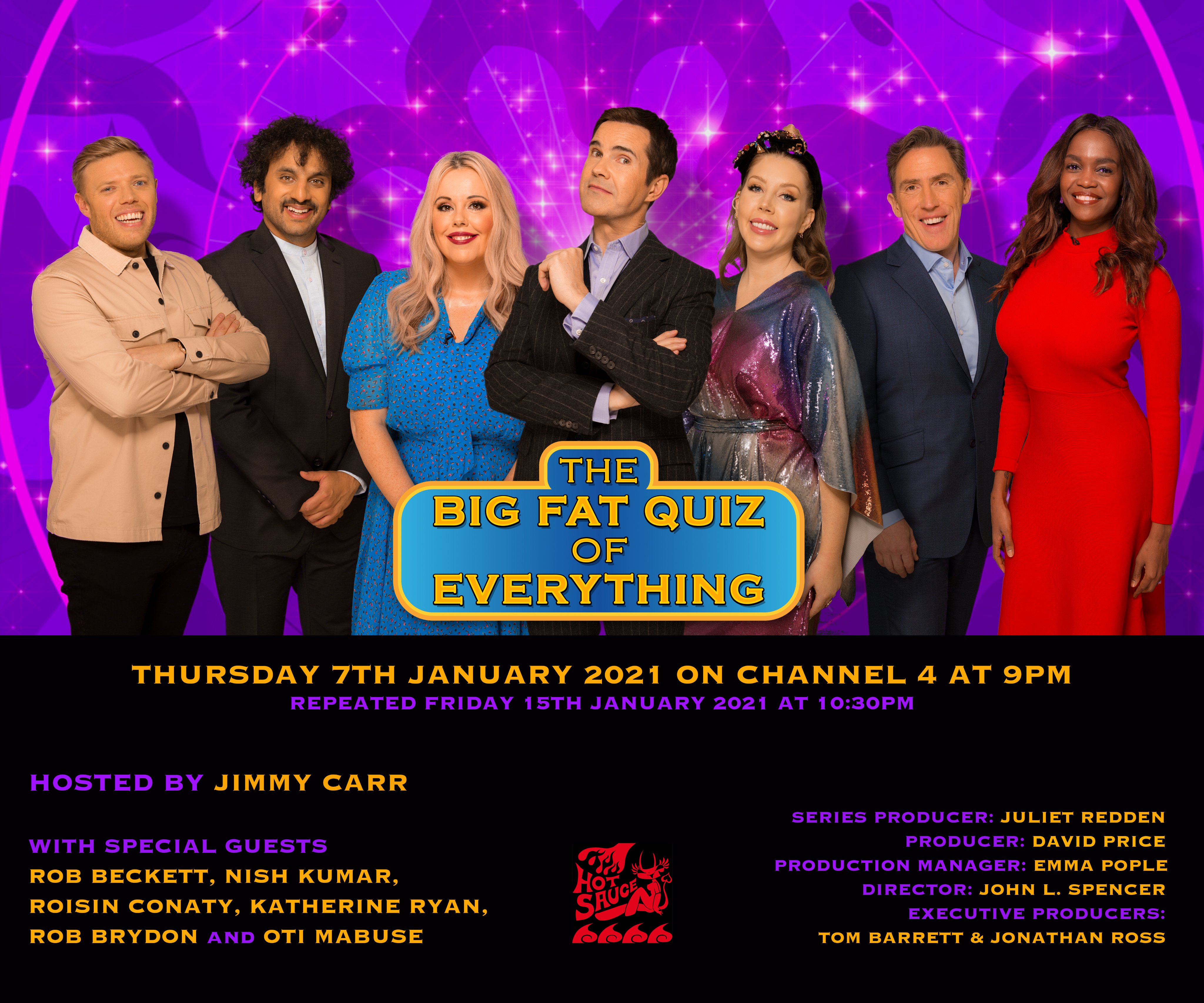 The Big Fat Quiz On Twitter We Ll Be Fighting Back The January Blues With An All New Bigfatquiz Of Everything Joining Jimmycarr Are Special Guests Robbeckettcomic Mrnishkumar Roisinconaty Kathbum Robbrydon And Otimabuse