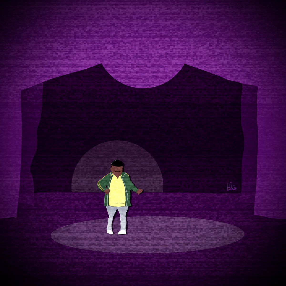 BlairGauntt's tweet photo. Eugene Sidney Patton Sr. (April 25, 1932 โ March 9, 2015)
by gauntt
#gongshow #thegongshow #genegenethedancingmachine #stagehand #chuckbarris #cartoons #illustration https://t.co/yS9WuY01B9