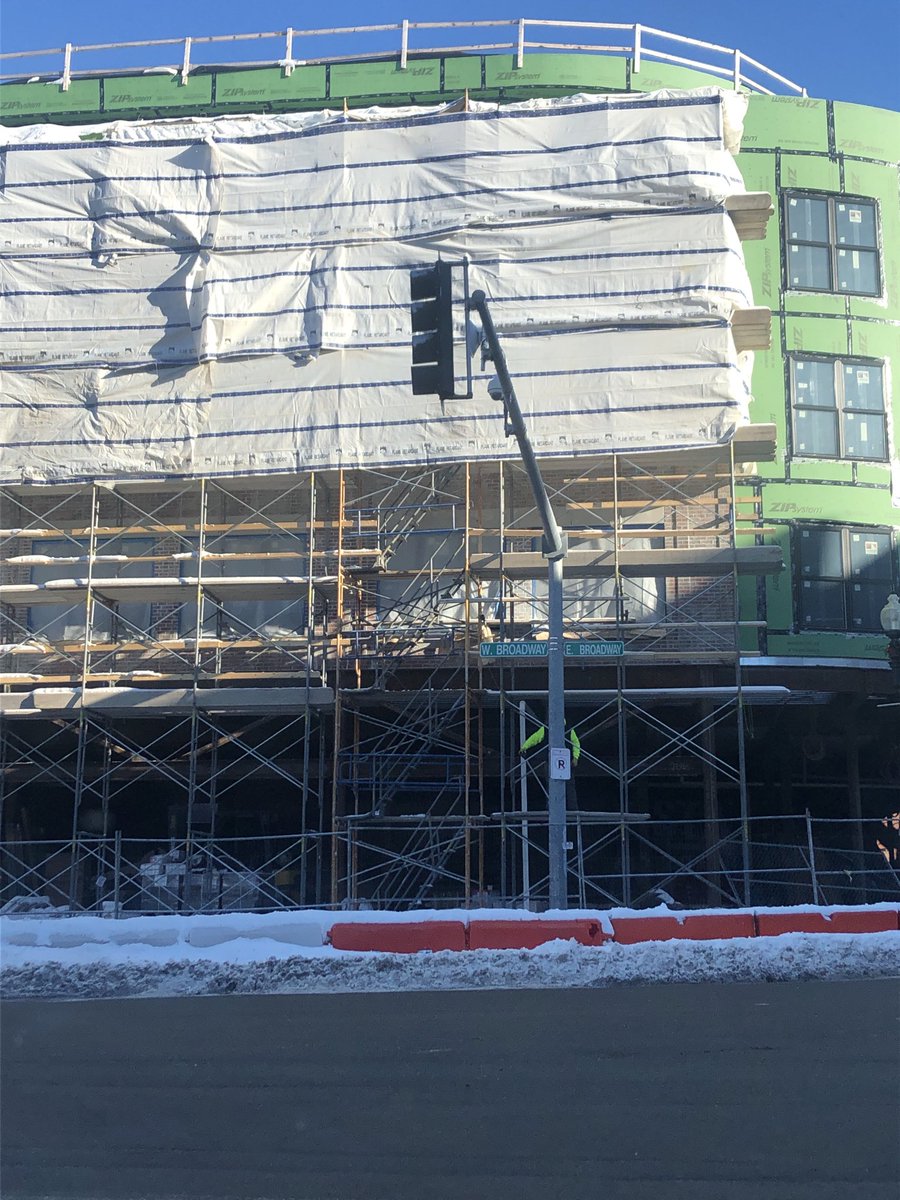SheilaADillon's tweet photo. Look close. An early holiday gift, the new building in my neighborhood is brick!! TY!! #bringbackbrick https://t.co/os2Uzbyh32