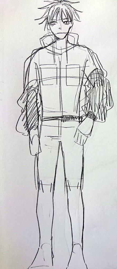 服が描けねぇ 