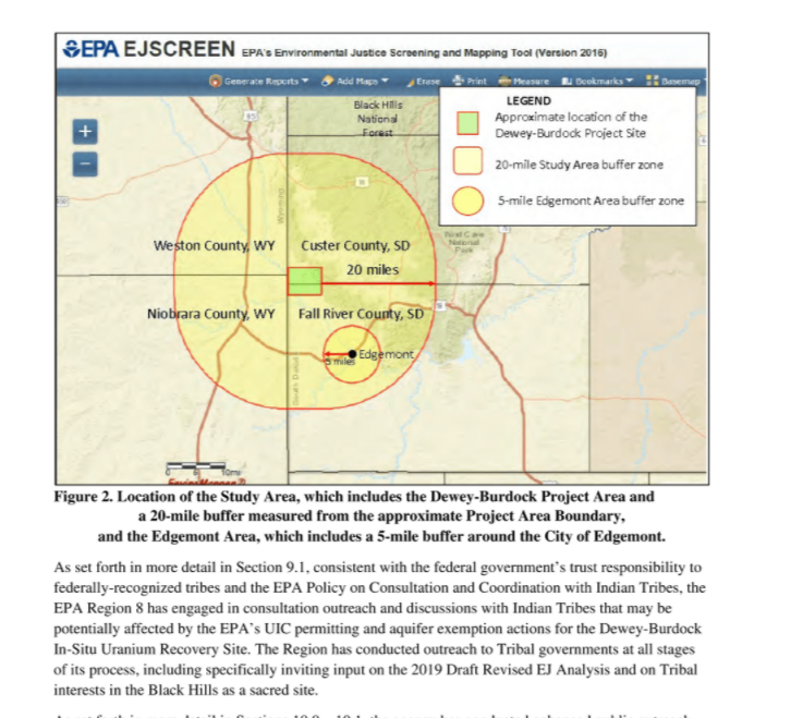 Next stop SOUTH DAKOTA. Area near Black Hills planned for massive new uranium mine, on land also historically held by Native American tribe. Groundwater would be contaminated to extract the radioactive uranium.