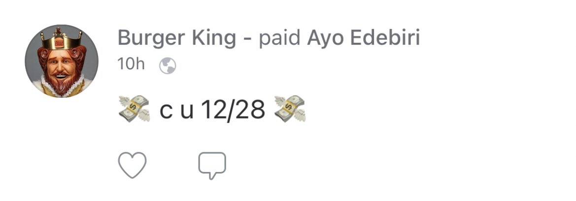 Update: looks like they’ve got something ~cooking~ for 12/28, from this payment to  @ayoedebiri