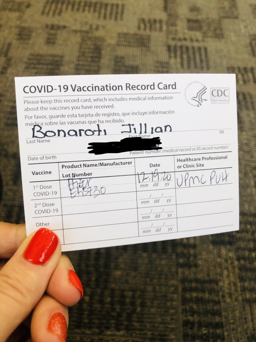 If you get the vaccine and don’t post about it, will it even be effective?

Seriously though... lots of feels with one little shot. Feeling very thankful, and proud of our scientific community, and most of all HOPEFUL. 

#byecovid #butstillwearamask