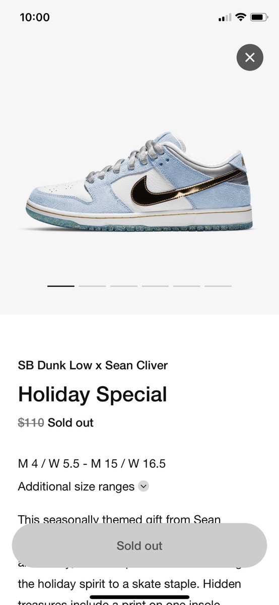 ryandayooo's tweet photo. @JustFreshKicks Sold out the second it hit 10am.... https://t.co/vF7s3D4UJo