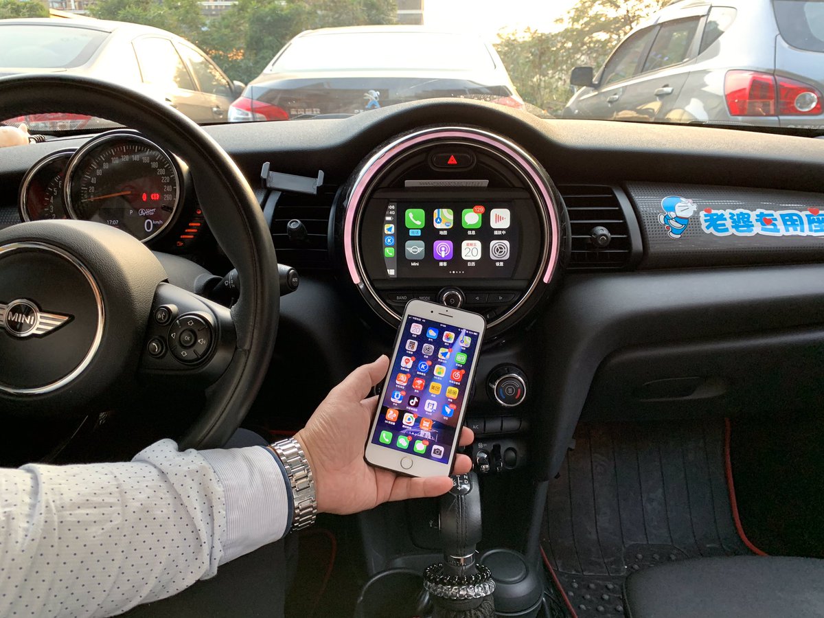 cheer_store's tweet photo. Wireless CarPlay and mirror link on 2014 BMW MINI COOPER https://t.co/bbrYoMy9Us

#cheerdriving #aftermarket #carplay #retrofit #mirrorlink #applecarplay #tuningcar #bmwcarplay #bmw #mini #bmwmini #bmwminicooper #minicooper #minicoopers #cooper #clubman #countryman https://t.co/NXzyqhZr9V