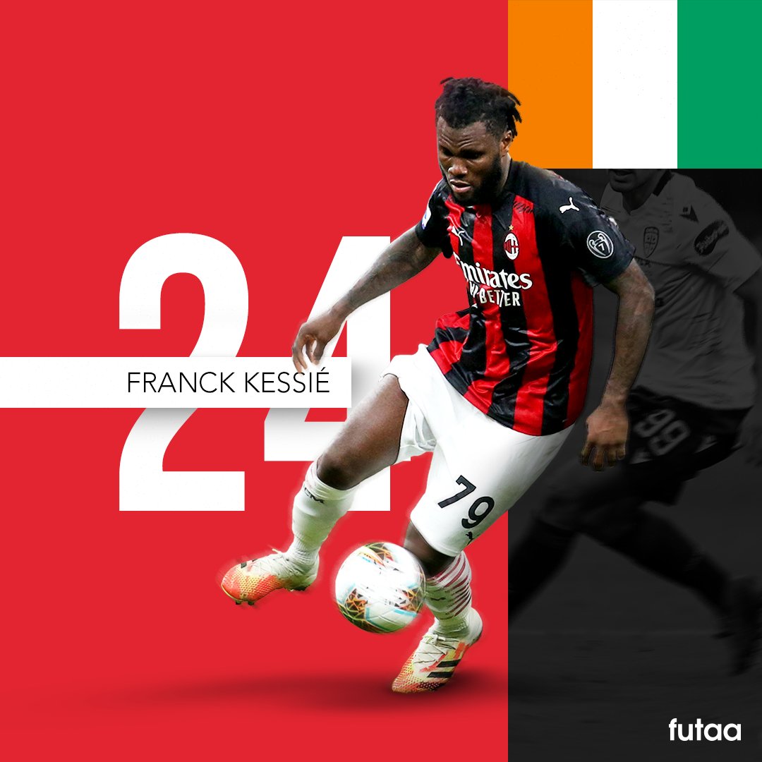 Futaacom's tweet photo. We enjoy watching Franck Kessiรฉ tearing things up with AC Milan this season. Happy 24th!
#FK79 #Milan #acmilan #frankkessie #ivorycoast #ivorycoastfootball #ivorycoastfoot #instafootie #futaa https://t.co/BJgnKyVZHf