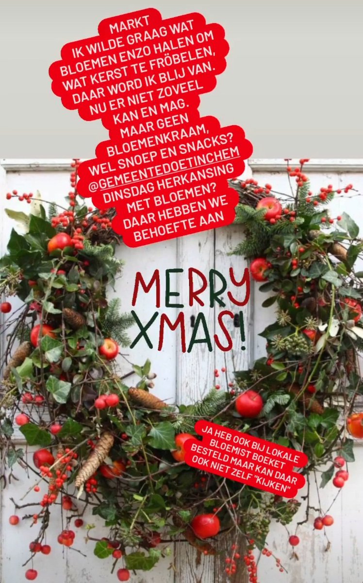 Markt @gemeenteDchem 
Please bloemen dinsdag?