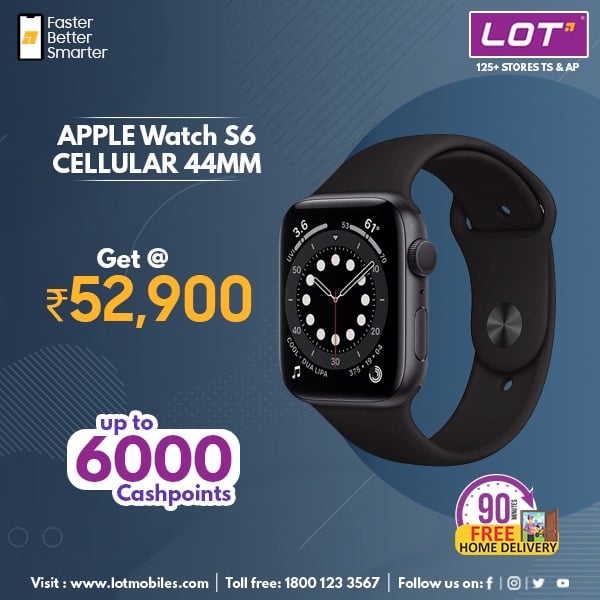 LOT Mobiles в Twitter: „#Apple Watch S6 Cellular 44mm available with us.  Find your nearest store: https://t.co/IMFGvtSlpj Shop now:  https://t.co/HFzfI6xlNL more details contact at 18001233567  https://t.co/xZkZSzrUp5“ / Twitter