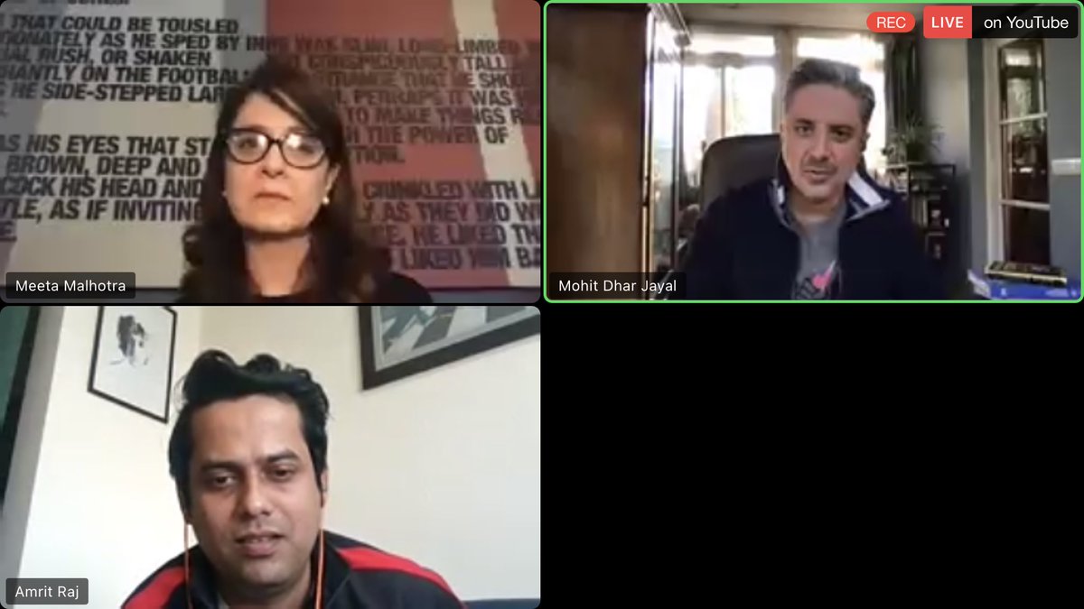 vikramkharvi's tweet image. #StephenKing once said “Books are a uniquely portable magic.” – and this magic i am seeing it unfurled as i am listening to two great authors @AbhijitBhaduri and @amritrajraj86
#LearnfromAuthors #LearnwithScore #PRSchool
@SCoReInd