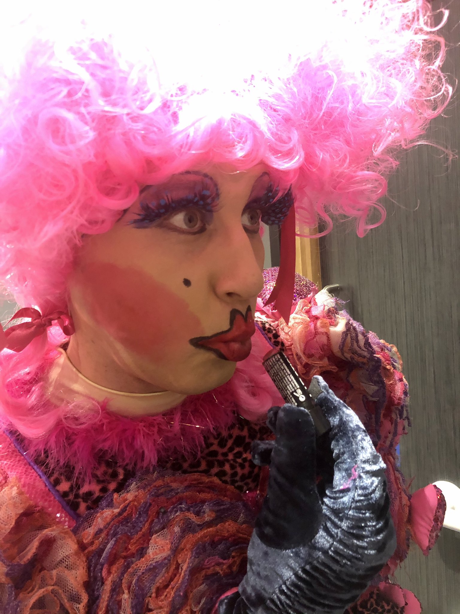 Pink top wig tesco