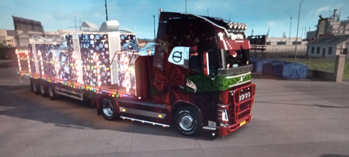 NlBulldog's tweet photo. @TruckSimFM @SCSsoftware My last delivery of gifts https://t.co/KXIWulaIZM