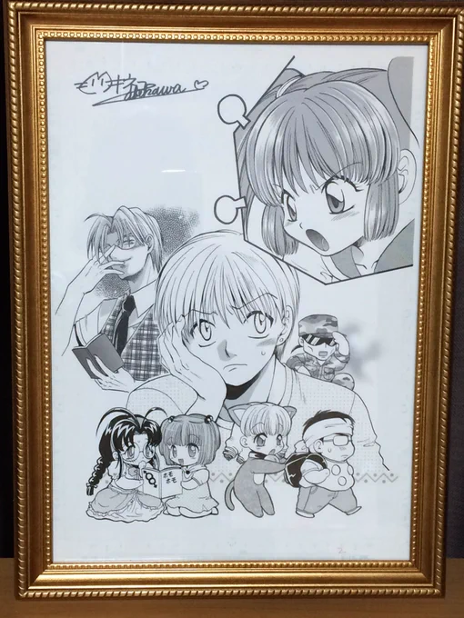生原画はこちらの二点を追加いたします。月曜日に搬入したいなー
 #ワンダフルw2 