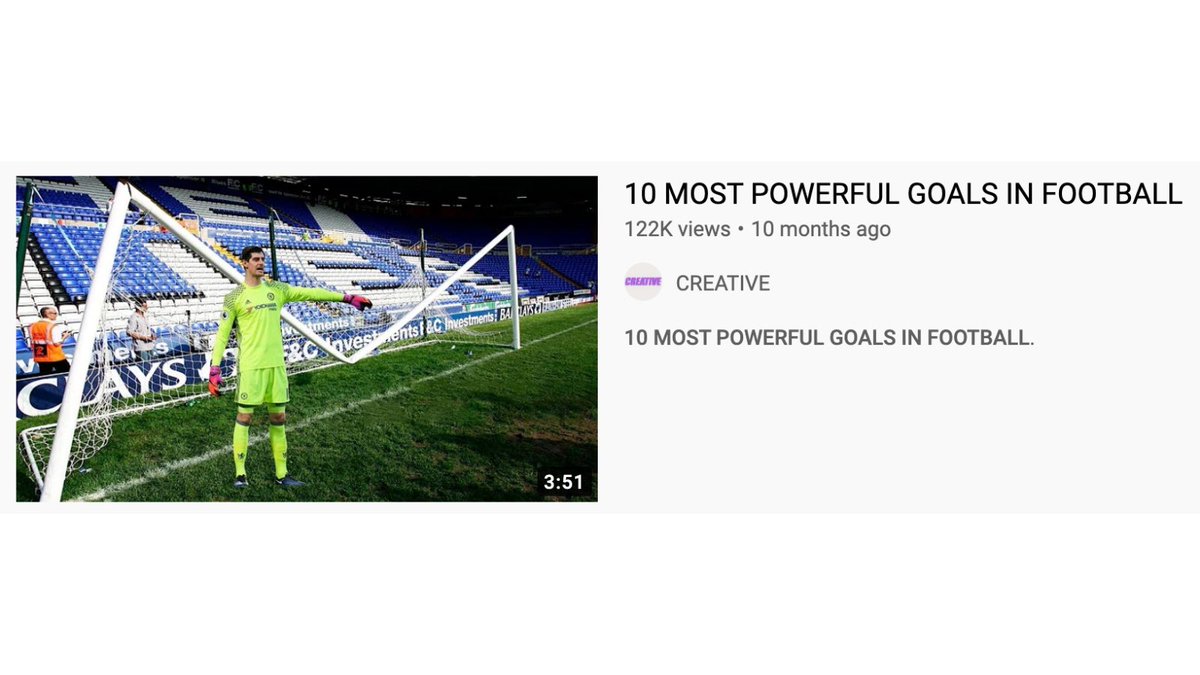 You’ve got to admire former Chelsea goalkeeper Thibaut Courtois here, carrying on as normal after a powerful effort broke the net. Respect.