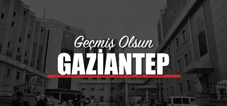 Bu zor zamanda geçmiş olsun dileklerini ileten herkese teşekkür ederiz.

Patlamada çıkan yangında hayatını kaybeden hemşehrilerimize Allah’tan rahmet, yaralılarımıza acil şifalar diliyoruz. Allah bir daha yaşatmasın.

#GecmisolsunGaziantep 
#Gaziantep