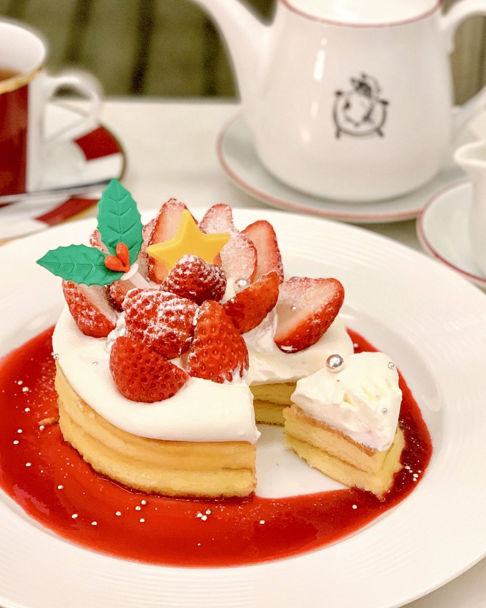 Mao على تويتر 久しぶりにルクアのラポーズでパンケーキたべた クリスマスパンケーキ
