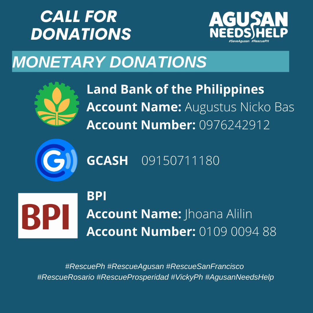exquisitekdrama's tweet photo. HELLO EVERYONE PLS PAY ATTENTION TO OUR KABABAYAN FROM MINDANAO THEY NEED HELP. if u have extra money pls dont hesitate to donate and a simple retweet to spread it will do!!!!
#AgusanNeedsHelp
#Mindanao
#VickyPH
#AgusanDelSurNeedsHelp https://t.co/4xG9rgvmQu