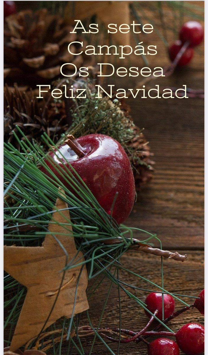 As Sete Campás les desea a todos nuestro clientes una feliz Navidad 🎁!!❤️ <a href="/assetecampas/">As Sete Campás</a> #Navidad2020 #galicia #vida pic.x.com/usClddg2fW