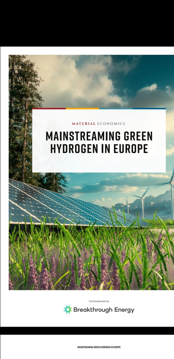 Some notes on white paper below (24 Nov)Topics:* future H2 market in EU* future green H2 supply costsI did not dig into demand costs (assumption on future H2 market) & policies tools (assumptions of all topics) https://www.euractiv.com/section/energy/news/trade-bodies-team-up-to-grow-europes-green-hydrogen-sector/