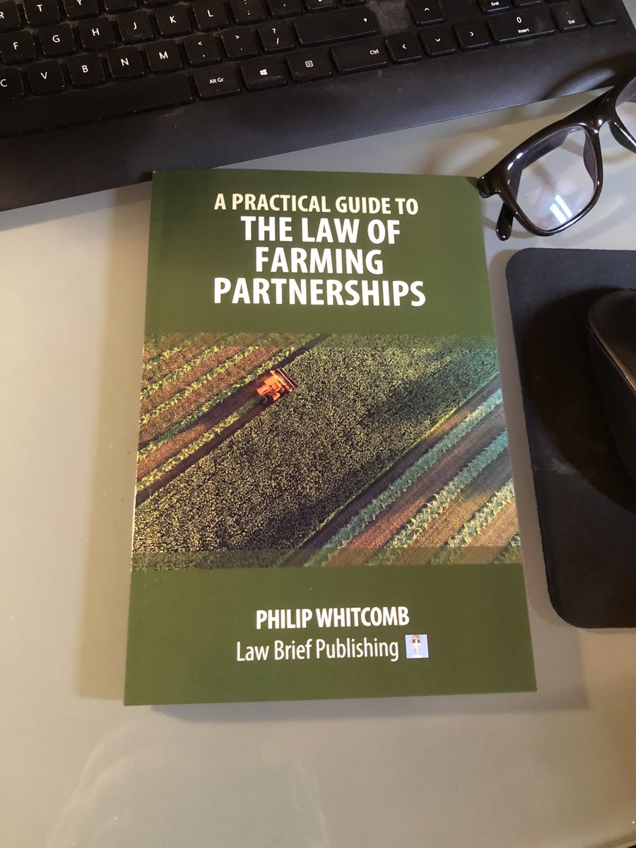 philipsharpe64's tweet photo. It’s arrived! @PhilipWhitcomb new book The Law of Farming Partnerships. The ideal Christmas present. https://t.co/zGmAO6JOiw