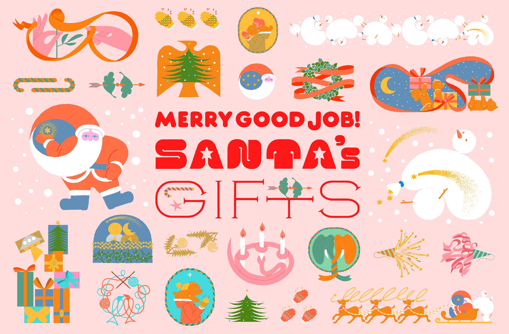 カワグチ タクヤ Kawaguchi Takuya ルミネ新宿 イベントスペースで行われている Merry Good Job Santaʼs Gifts にてイラストレーションを担当しました 映像などにも一部イラストを使っていただいています Adは相楽賢太郎さん サンタさんからの カワグチ タクヤ Kawaguchi Takuya ルミネ新宿 イベントスペースで行われている Merry Good Job Santaʼs Gifts にてイラストレーションを担当しました 映像などにも一部イラストを使っていただいています Adは相楽賢太郎さん サンタさんからの