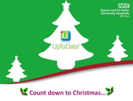 Day 2 of our #AdventCalendar of resources was @UpToDate, a popular #PointofCareTool amongst our #juniordoctors, #medicalconsultants, #pharmacists and more . Contact us at bit.ly/ESTHLISContact to find out more. You can still open the door at: bit.ly/ESTHLISAdvent