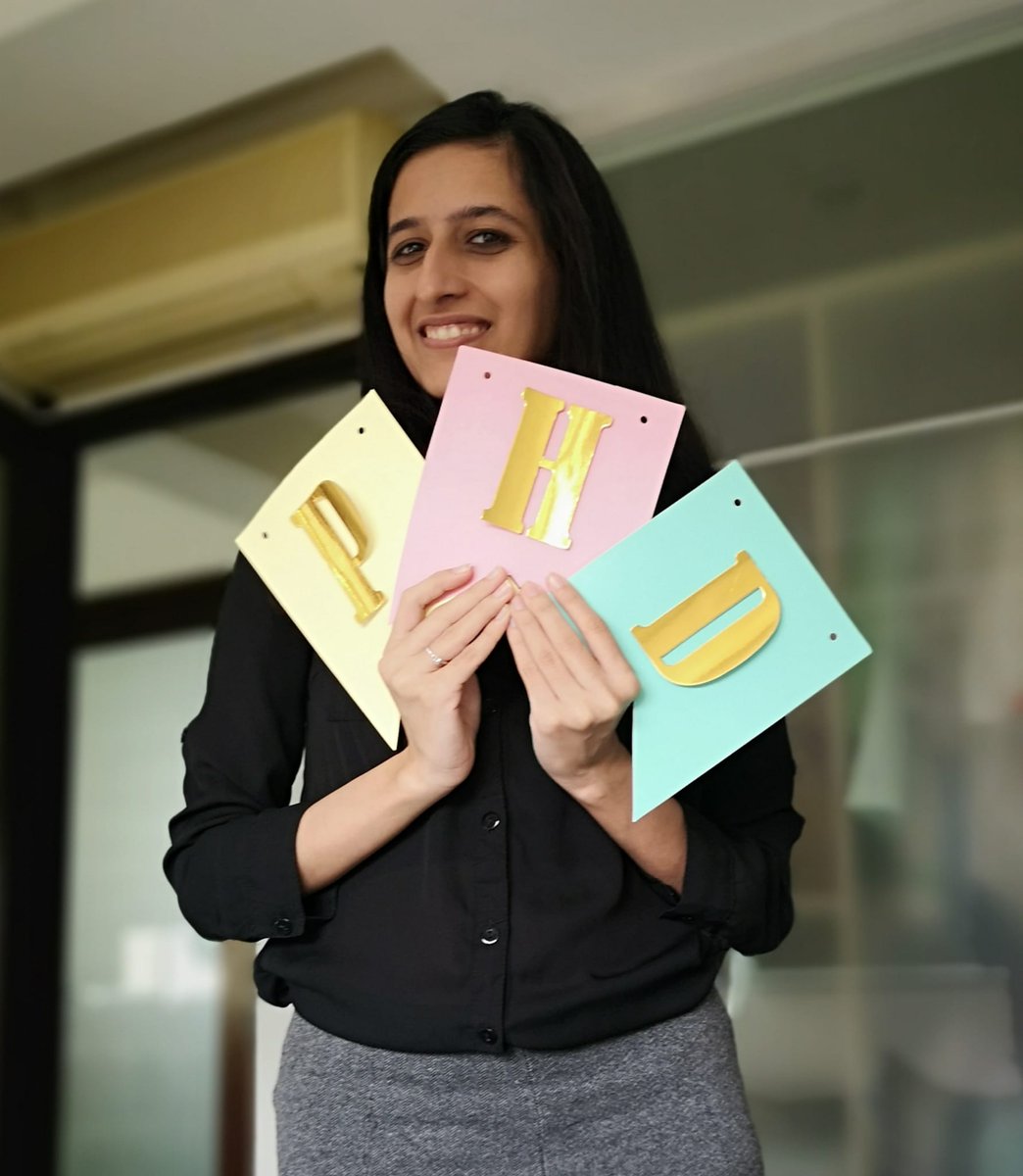 Sonia Chothani (@soniachothani) on Twitter photo PhD defense successfully done ๐
Absolutely enjoyed last four years of research thanks to the best mentors <a href="/stuartacook1/">Stuart Cook</a> <a href="/OwenRackham/">Owen Rackham</a> and <a href="/DerSeb81/">Sebastian Schรคfer</a>! Thanks to my colleagues, parents, husband, our families and friends too!! โค
Here's me repurposing the bday banner ๐ PhD defense successfully done ๐
Absolutely enjoyed last four years of research thanks to the best mentors <a href="/stuartacook1/">Stuart Cook</a> <a href="/OwenRackham/">Owen Rackham</a> and <a href="/DerSeb81/">Sebastian Schรคfer</a>! Thanks to my colleagues, parents, husband, our families and friends too!! โค
Here's me repurposing the bday banner ๐