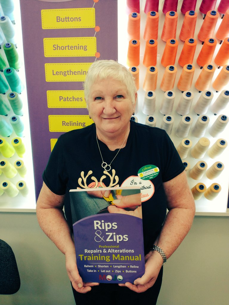Congratulations to Catherine , in  Haddington 6004 , on completing her Rips and Zips Skill 😁