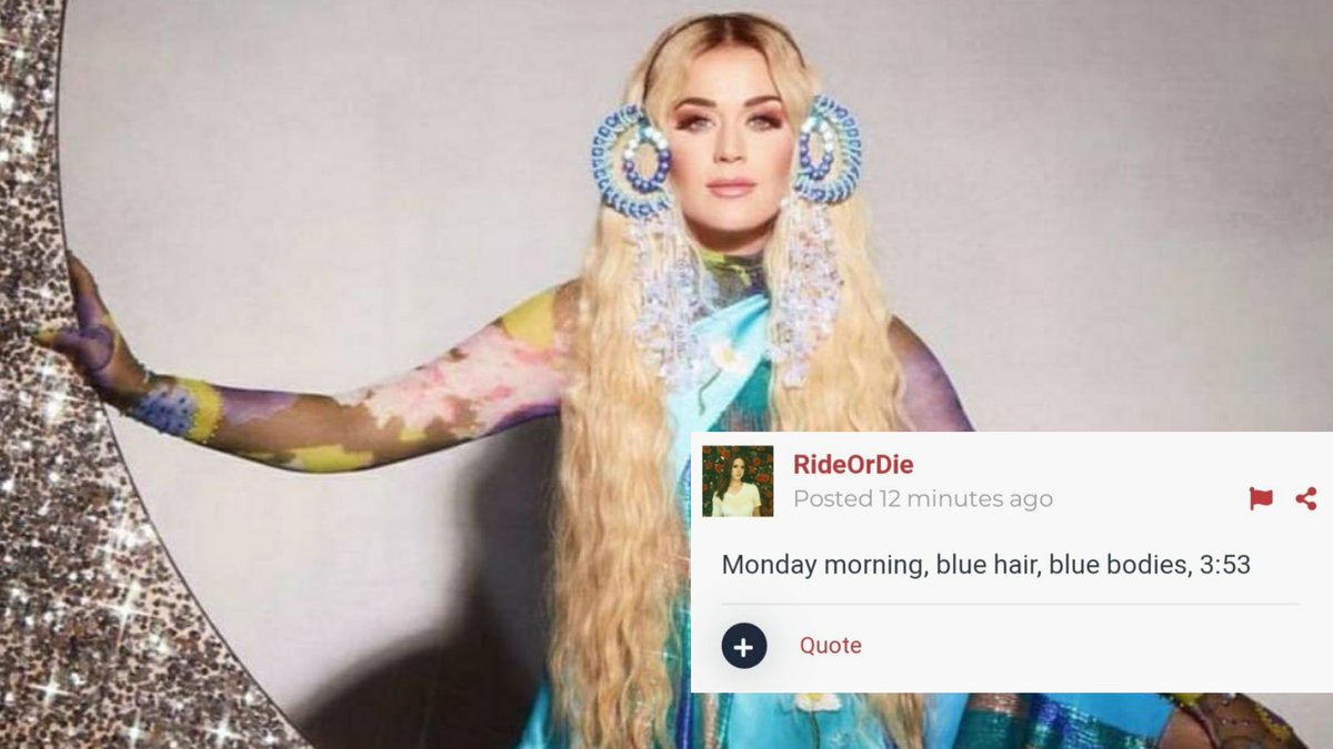Katy Perry Today According To A Reliable Insider On Atrl The Music Video For Not The End Of The World Will Be Released Next Monday Katyperry Will Be Wearing Katy Perry Today According To A Reliable Insider On Atrl The Music Video For Not The End Of The World Will Be Released Next Monday Katyperry Will Be Wearing