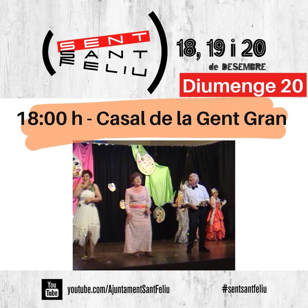 ajsantfeliu's tweet photo. ‼️No podia faltar el nostre homenatge a la #gentgran, i el d’elles cap a nosaltres.
🎦 Hem recollit una mostra del seu enorme talent creatiu i de la seva l’empenta.
😍 Gaudim de l'actuació del Casal de la Gent Gran de #SantFeliu
➡️ https://t.co/z7BeaLb0KN
#SentSantFeliu https://t.co/oY1B15G5Tr