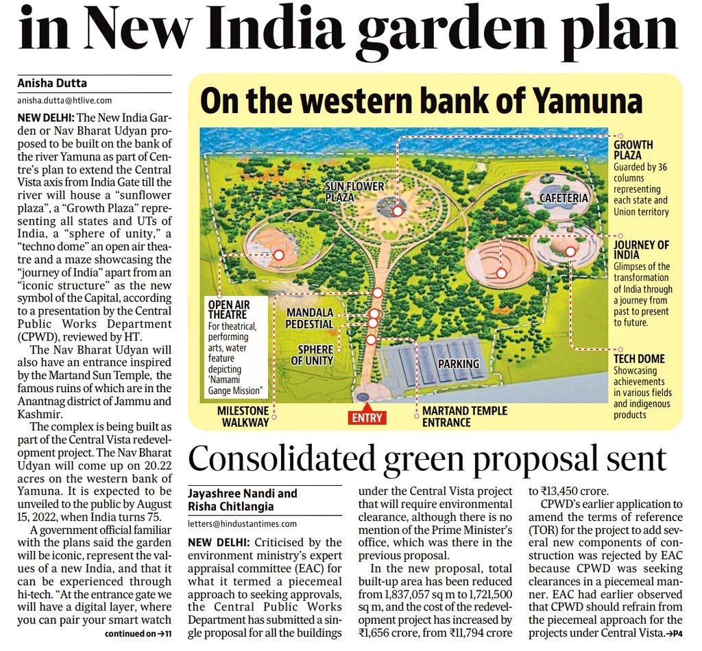 pbhushan1's tweet photo. ₹13,450 cr is the revised cost for new Central Vista, excluding new Parliament building at 1000 Cr! This at a time of Covid with >20% unemployment &amp; govt saying it has no money for teachers &amp; govt jobs! Remember Mohammad Bin Tughlaq &amp; Nero? https://t.co/zFtt8Eq9Aq