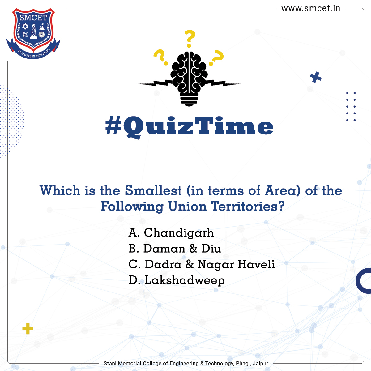 smcet_phagi's tweet image. Comment your answer below. Let&apos;s see who gets it right.
-
-
-
-
#SMCET #QuizTime #GeneralQuiz #BrainyQuiz #BrainQuiz #QuizHour #QuizMoment #GK #GeneralKnowledge