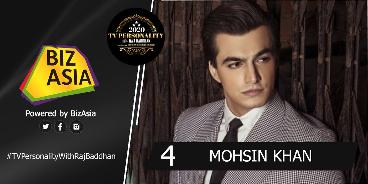 #TVPersonalityWithRajBaddhan No.4 #MohsinKhan for #YRKKH Live updates here: bizasialive.com/tv-personality… 🔴 This is the BIGGEST Indian TV poll on UK radio - with the largest amount of votes ever this year. Follow updates on @BizAsia & @SabrasRadio