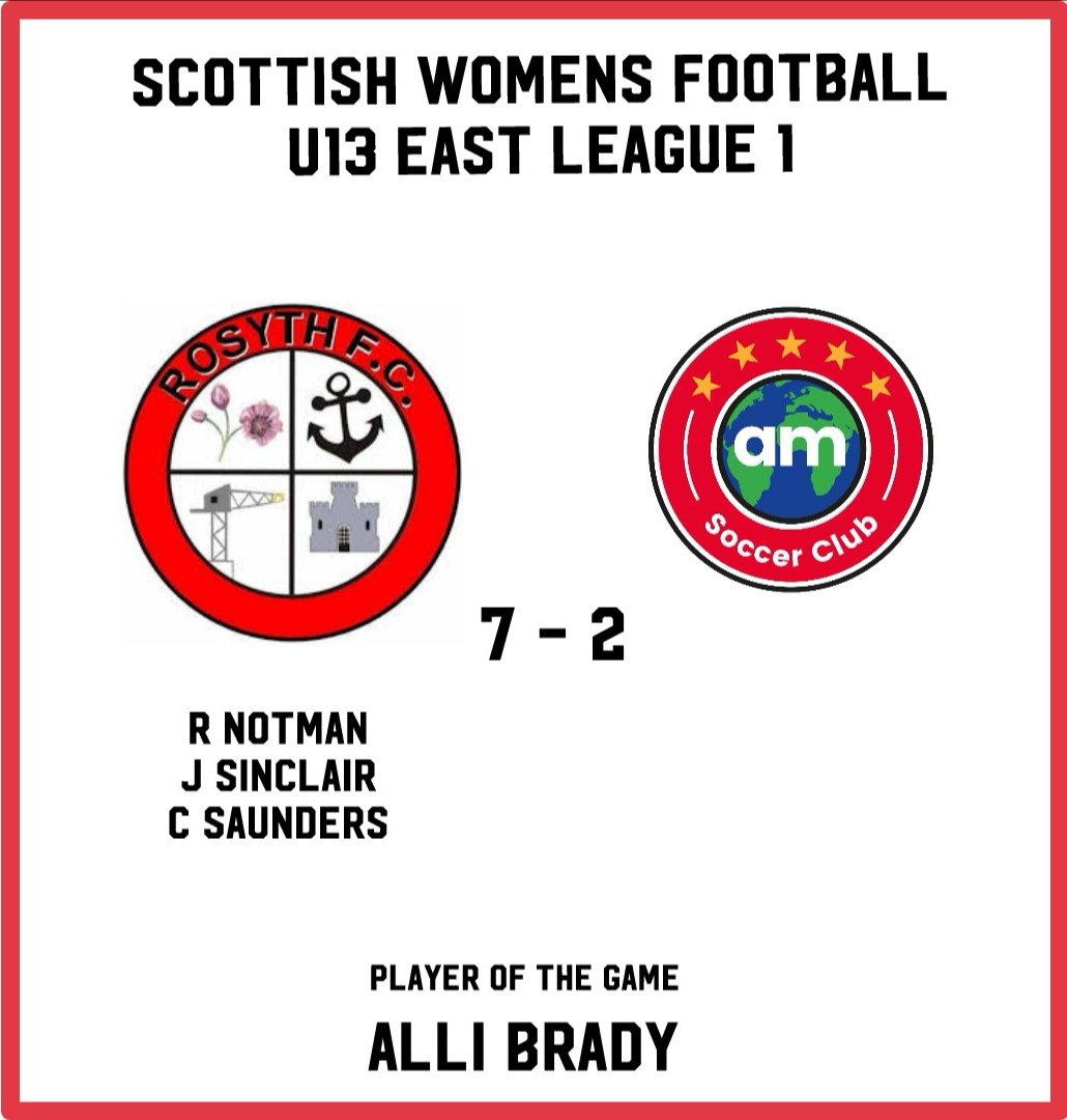 RosythG's tweet photo. Last game of the year today and unbeaten in all SWF arranged games. Girls have been absolutely brilliant since returning in the summer. The team spirit and some of the play the girls have produced is absolutely fantastic. Well done to every single girl.
🟥⬛⚽🟥⬛ https://t.co/WwnBFo3rNc
