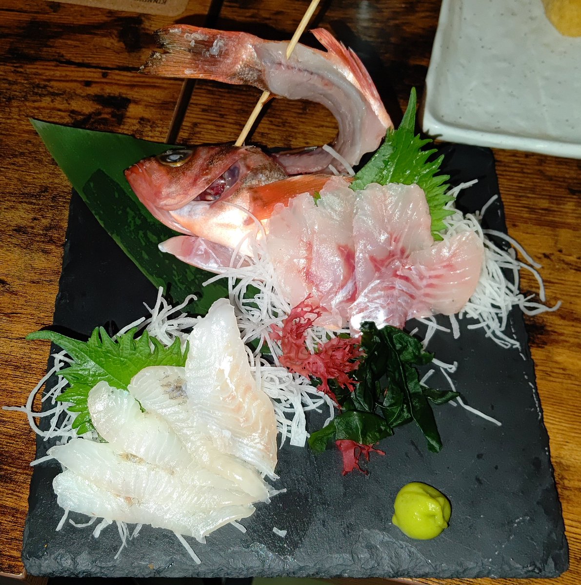 浅野正司郎 水道橋 たかところ カレイ刺身 メバル刺身 水道橋 たかところ