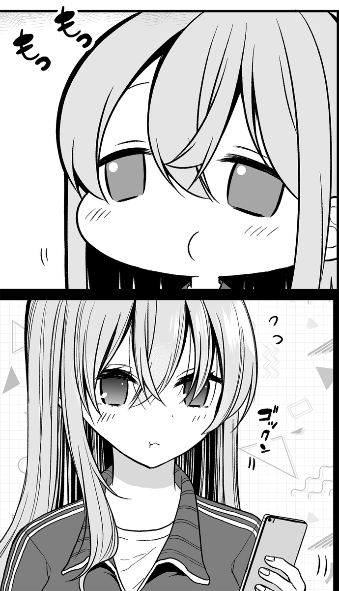 【今回のよく見て欲しいところ】
(上)もぐもぐ
(下)食事中にツイツイする脱サラちゃん 