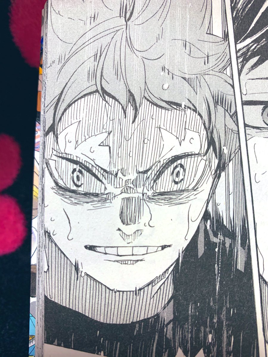 この三か所がマジで少年漫画
今までのハイキューってスピード感もあるし試合してるんだけどキチンとスポーツ漫画してて、でもこの最終戦は殴り合いって感じで好きw 