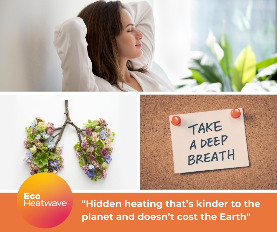 Take a deep breath...and relax! Eco Heatwave doesn't stir up or circulate dust and pollen particles which makes it ideal for allergy and asthma suffers. Visit our website for more details. ecoheatwave.com #cleanair #heatingsystems #allergies