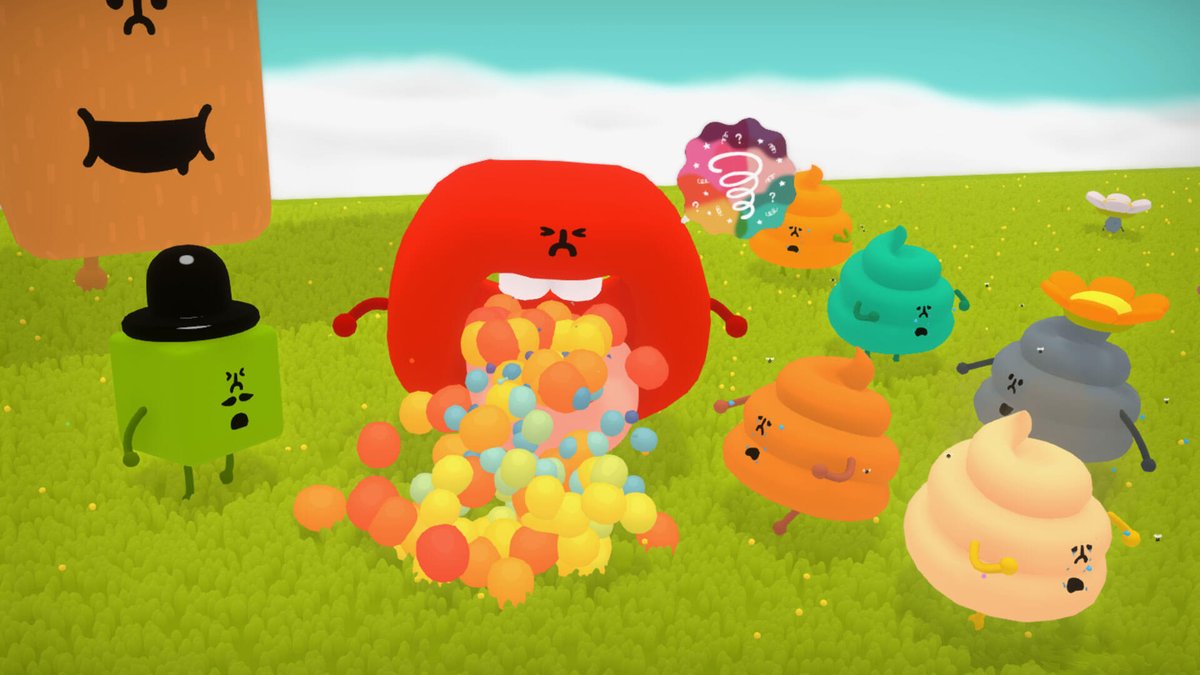 Growkaru's tweet photo. Katamari Damacy mastermind Keita Takahashi is a super cool indie game dev now. His latest game WATTAM is available on steam. Go show the game some love and support some genuinely creative art.  Oh and the game is 50% off https://t.co/XmhUta7BS7
#gamedev #indiegame #WATTAM https://t.co/gecMcnuFOs