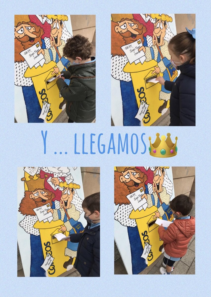 scarned0's tweet photo. ¡¡Llega la Navidad! Y con ella la #ilusión de los niños de 5 años por echar su carta de los Reyes Magos en la Oficina Real de Correos donde, además, nos han explicado con mucho cariño cómo trabajan allí. #Initio  #Aprendizaje #MásAlláDelAula @HijasdlCaridad https://t.co/vcnEW4h5dX